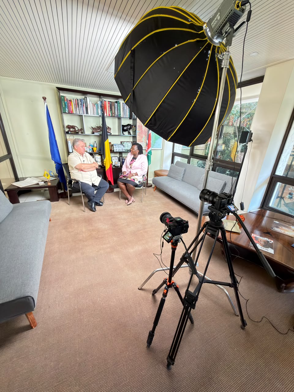 Behind the scenes of the Ambassador Maddens legacy documentation session